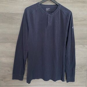 Arc’teryx Mens Sirrus Henley Long Sleeve Blue